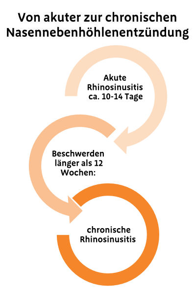 von akuter zur chronischen Nasennebenhöhlentzündung